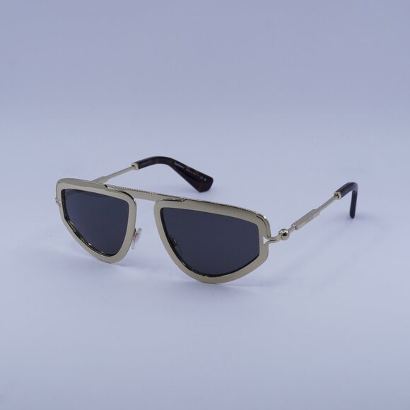 Burberry BE3150 110987 Geometric Sunglasses Light Gold Frame, Grey Lenses - Picture 1 of 9